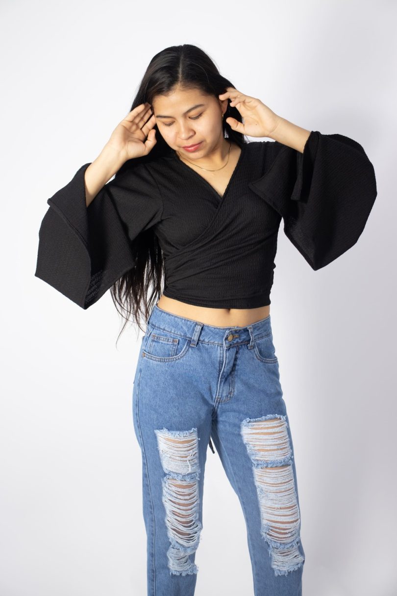 VENICE BLOUSE WITH BELL SLEEVES - Image 5