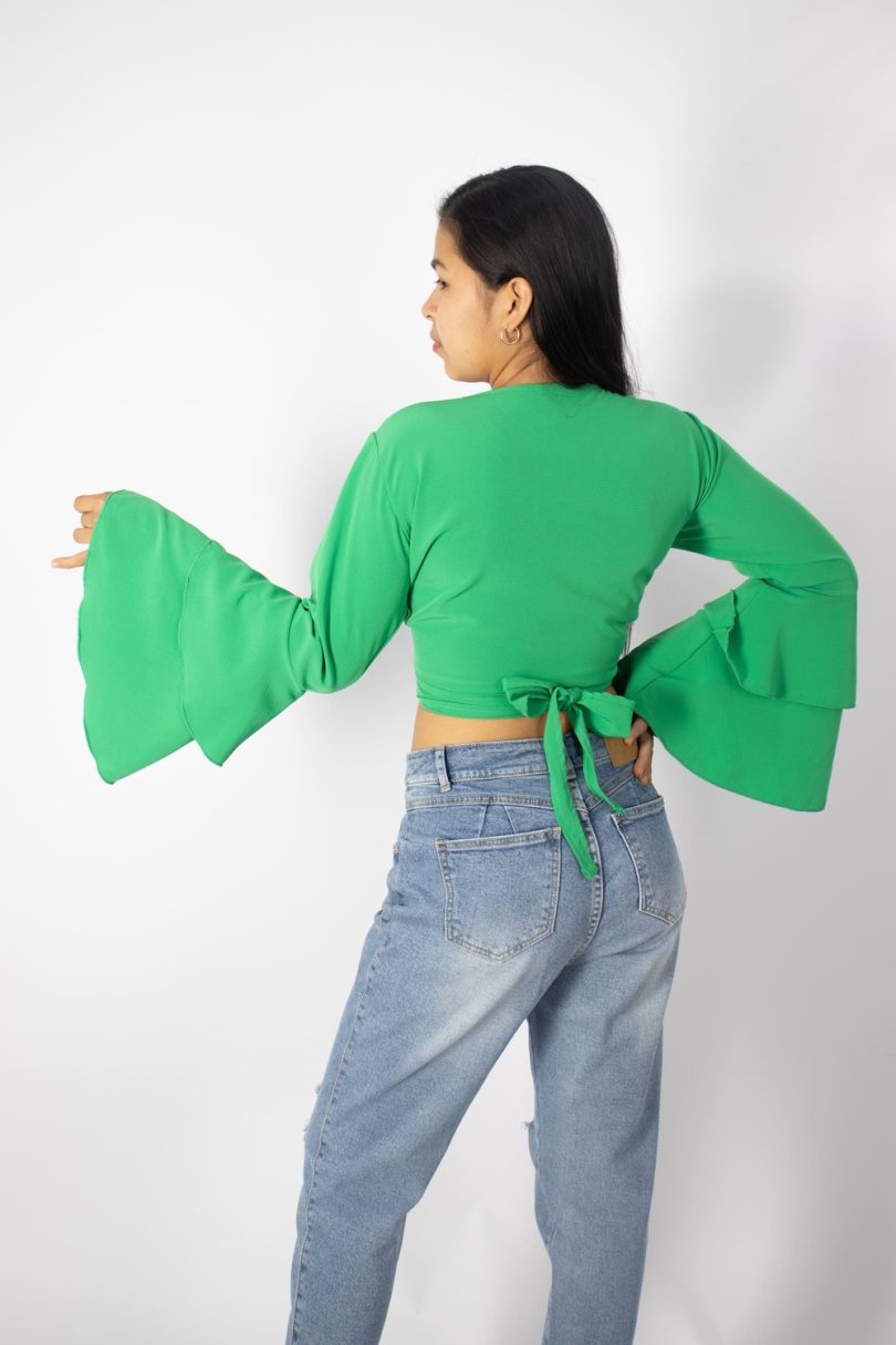 TRIANA DOUBLE BELL SLEEVE BLOUSE - Image 5