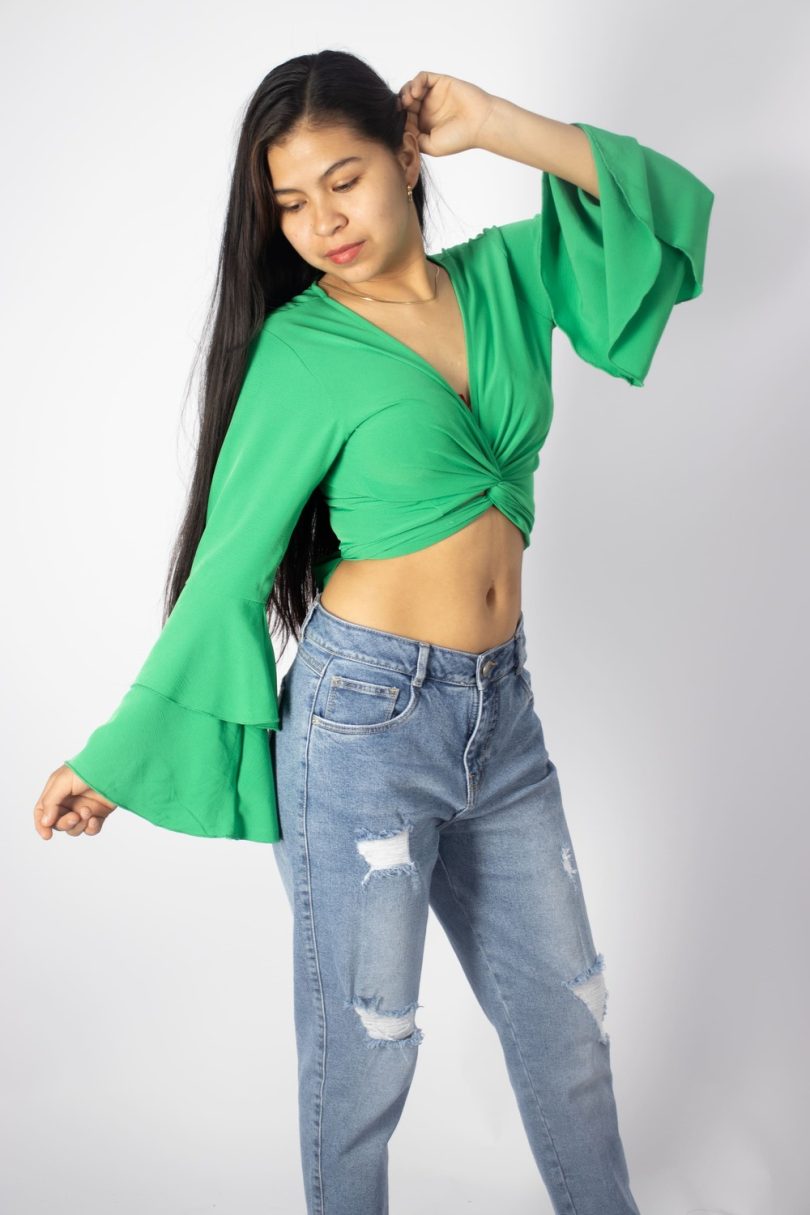 TRIANA DOUBLE BELL SLEEVE BLOUSE - Image 6